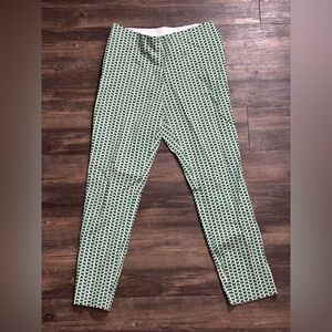 Target Green Patterned Straight Leg Pants